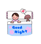 女の子と犬と猫（個別スタンプ：29）