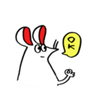 白ねずみ2（個別スタンプ：1）