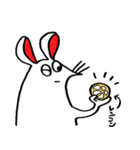 白ねずみ2（個別スタンプ：10）