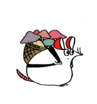 白ねずみ2（個別スタンプ：13）