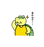 ポップなカメ（個別スタンプ：24）