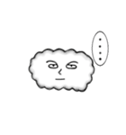 ポップな雲（個別スタンプ：1）