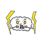 ポップな雲（個別スタンプ：11）