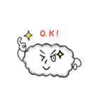 ポップな雲（個別スタンプ：18）