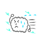 ポップな雲（個別スタンプ：40）