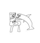 空飛ぶサメくん - Flyshark（個別スタンプ：34）