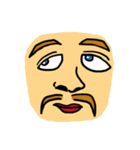 many many face！！（個別スタンプ：1）