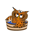 Lucky owl（個別スタンプ：23）