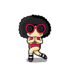 80's Afro Girl（個別スタンプ：1）