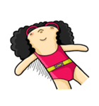80's Afro Girl（個別スタンプ：4）