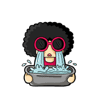 80's Afro Girl（個別スタンプ：10）