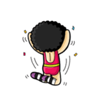 80's Afro Girl（個別スタンプ：12）