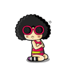 80's Afro Girl（個別スタンプ：18）