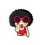 80's Afro Girl（個別スタンプ：19）