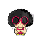 80's Afro Girl（個別スタンプ：20）