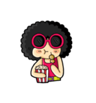 80's Afro Girl（個別スタンプ：23）