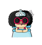 80's Afro Girl（個別スタンプ：25）