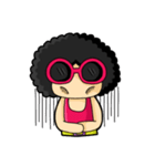 80's Afro Girl（個別スタンプ：26）