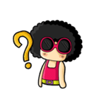 80's Afro Girl（個別スタンプ：27）