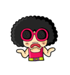 80's Afro Girl（個別スタンプ：28）