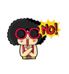 80's Afro Girl（個別スタンプ：30）
