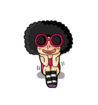 80's Afro Girl（個別スタンプ：32）