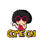 80's Afro Girl（個別スタンプ：39）
