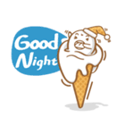 Funny Ice Creamoo No.2（個別スタンプ：4）