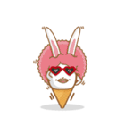 Funny Ice Creamoo No.2（個別スタンプ：13）