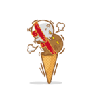 Funny Ice Creamoo No.2（個別スタンプ：24）