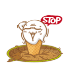 Funny Ice Creamoo No.2（個別スタンプ：34）