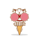 Funny Ice Creamoo NO.3（個別スタンプ：14）