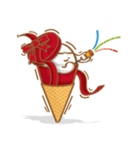 Funny Ice Creamoo NO.3（個別スタンプ：26）