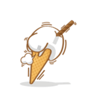 Funny Ice Creamoo NO.3（個別スタンプ：28）