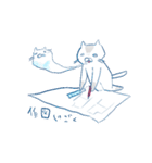 ミシンねこ（個別スタンプ：1）
