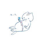ミシンねこ（個別スタンプ：17）
