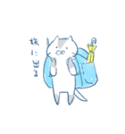 ミシンねこ（個別スタンプ：32）