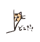 3匹のネコたち。（個別スタンプ：8）
