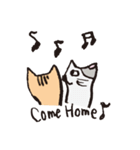 3匹のネコたち。（個別スタンプ：12）