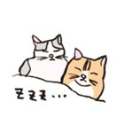 3匹のネコたち。（個別スタンプ：18）