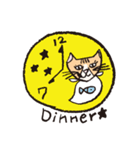 3匹のネコたち。（個別スタンプ：37）