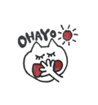猫丸くん。（個別スタンプ：22）