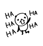熊猫日常（パンダ）〜ひたすら笑う〜（個別スタンプ：18）