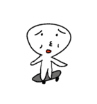 悲しい人（個別スタンプ：8）