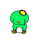 かっぱのナナ 皿も機嫌もナナメなり。（個別スタンプ：2）