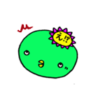 かっぱのナナ 皿も機嫌もナナメなり。（個別スタンプ：3）