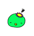 かっぱのナナ 皿も機嫌もナナメなり。（個別スタンプ：4）