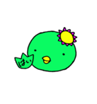 かっぱのナナ 皿も機嫌もナナメなり。（個別スタンプ：7）