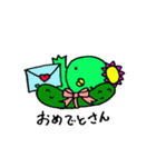 かっぱのナナ 皿も機嫌もナナメなり。（個別スタンプ：31）