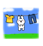 うちの白いうさぎ（個別スタンプ：16）